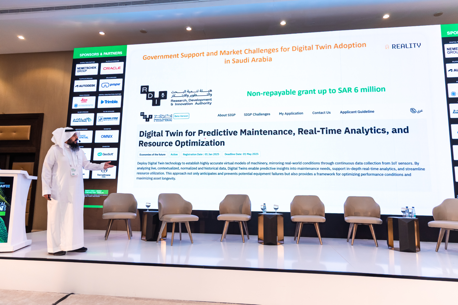 Saudi RDI Authority — national direction for digital twins and predictive maintenance
